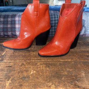 Orange Versona Cowboy Boots